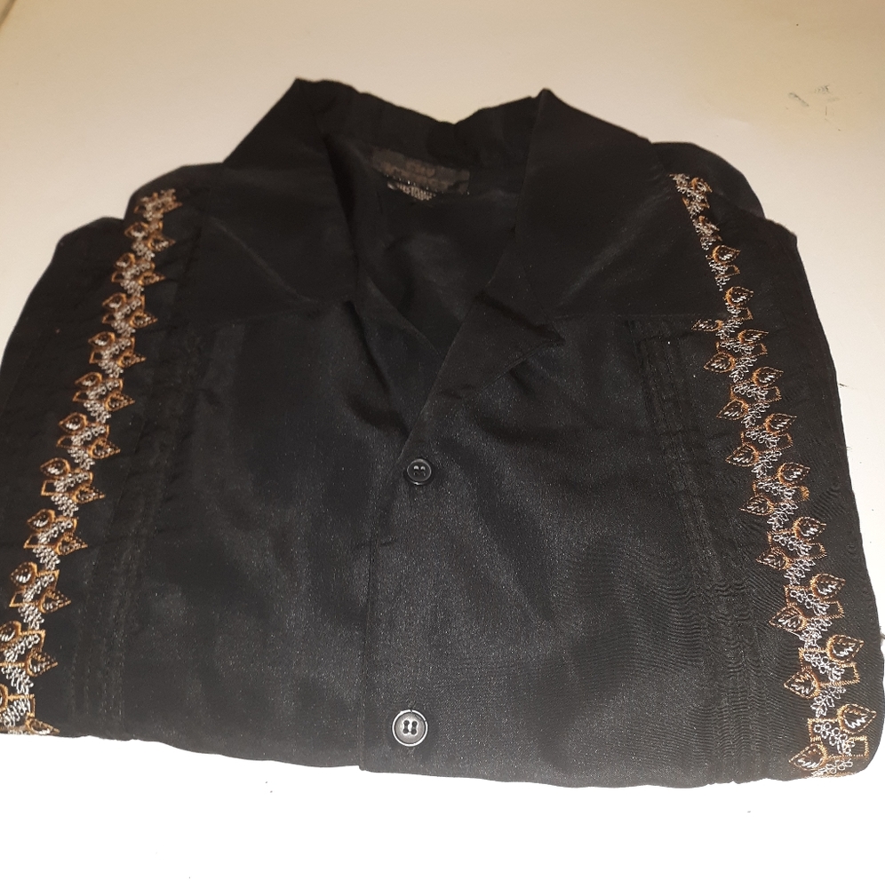 Vintage City Impact mens short sleeve dress Shirt size xl